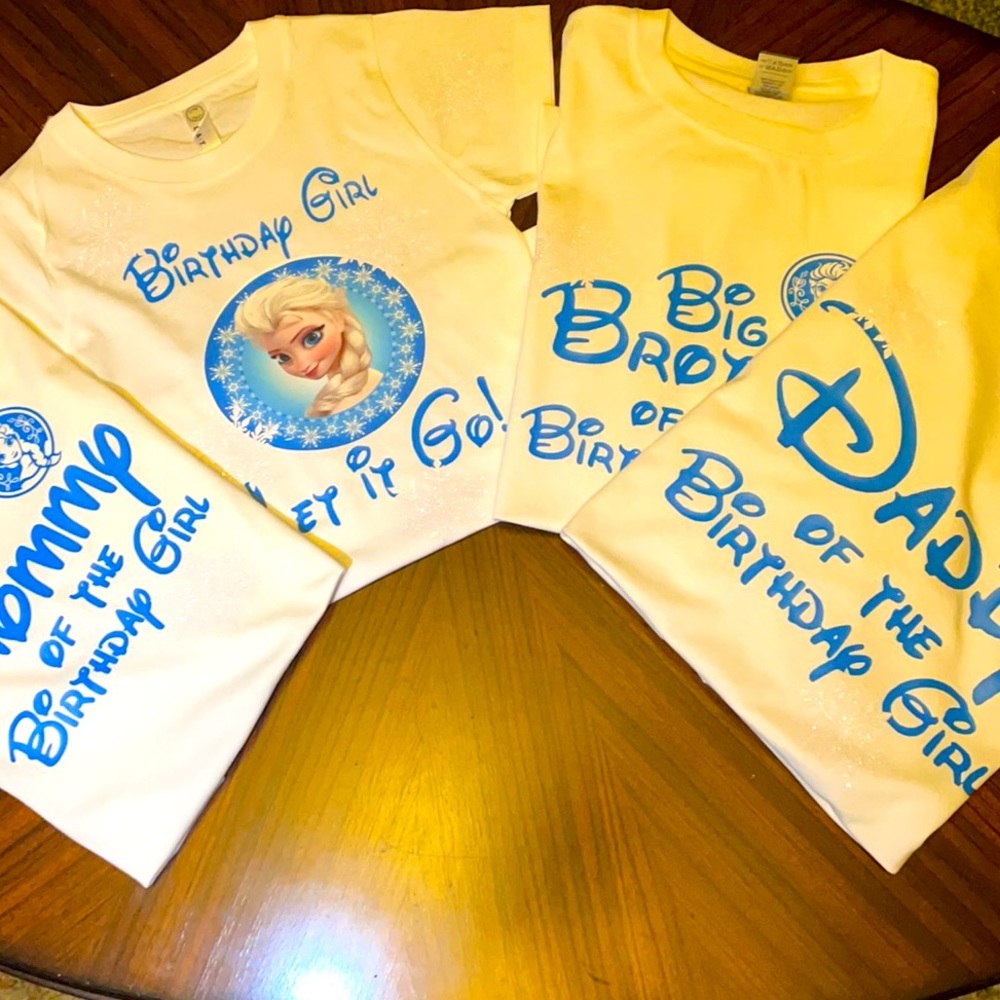 Elsa Birthday shirts and family shirts